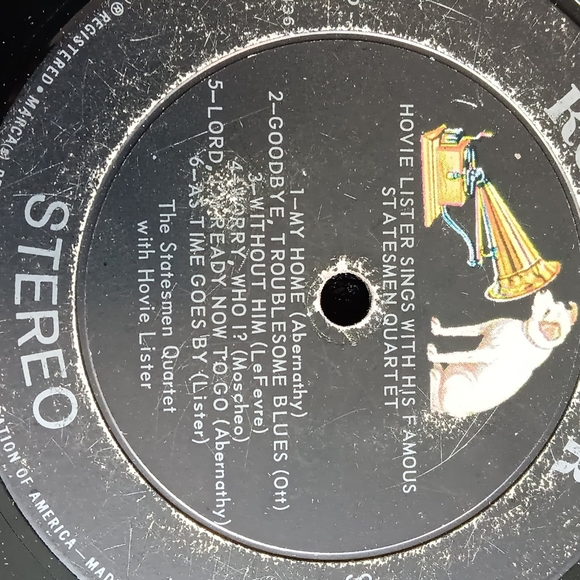 Hovie Lister Sings With His Famous Statesmen Quartet STEREO DISC - Picture 11 of 16